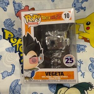 Funko Pop Dragon Ball Z Silver Chrome Vegeta #10